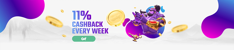 Online casino met cashback