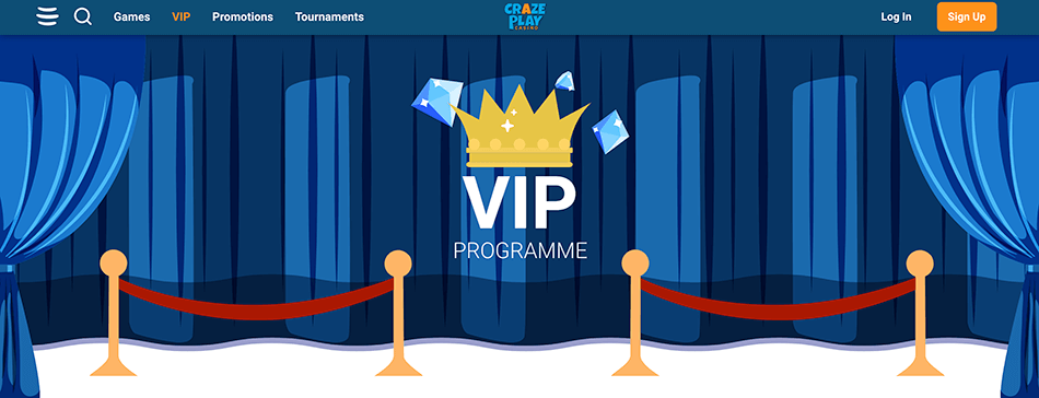 VIP programma bij het online casino