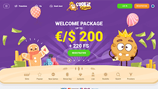 cookie casino screenshot