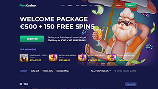 pino casino screenshot