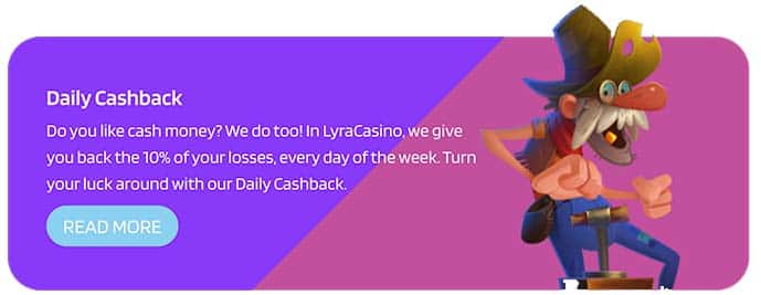lyra cashbackbonus