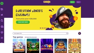 Casiqo Casino Screenshot