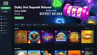 Lucky Wins Casino Screenshot