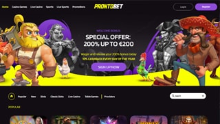 Prontobet Casino Screenshot