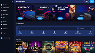 Boomerang Casino Screenshot