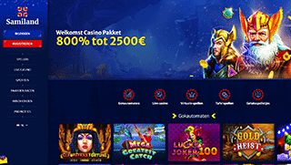 Samiland Casino Screenshot