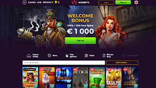 Wizebets Casino Screenshot