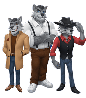 Kies Uit Meerdere Personages In Slotwolf