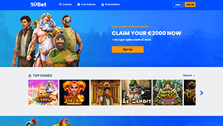 30bet Casino Screenshot