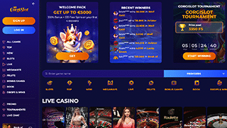 Corgislot Casino Screenshot