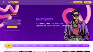 Simsino Casino Screenshot