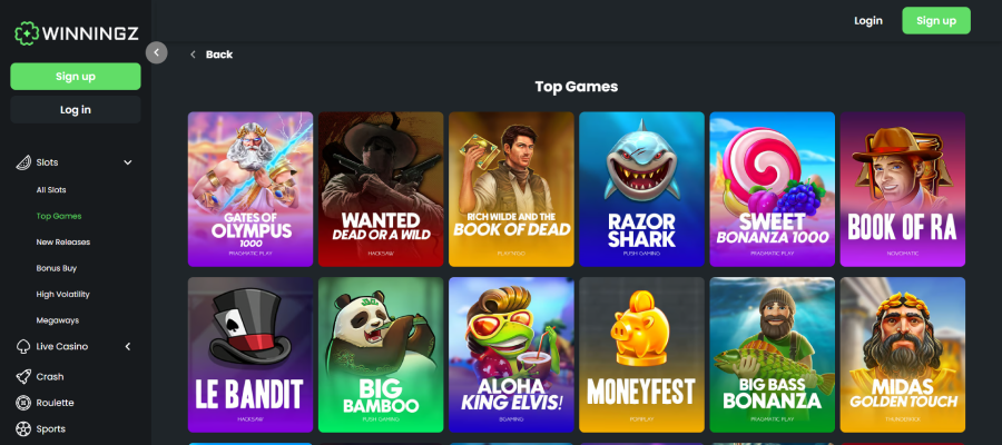 Winningz casino heeft een prima spelaanbod neergezet