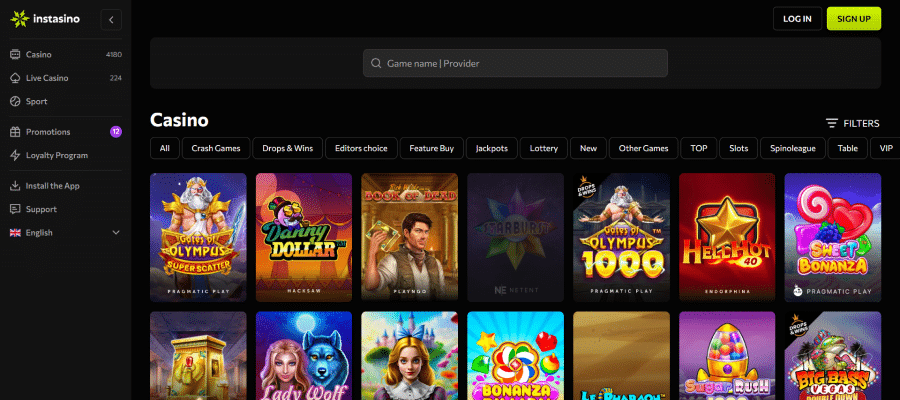 Meer dan 4.000 casino games van de beste providers