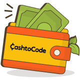 Selecteer CashToCode en vul je bedrag in