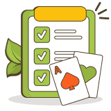 Blackjack dealer deelt de kaarten