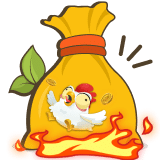 Kip in de fik is dikke vette pech