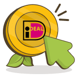 Klik op het ideal logo voor je storting