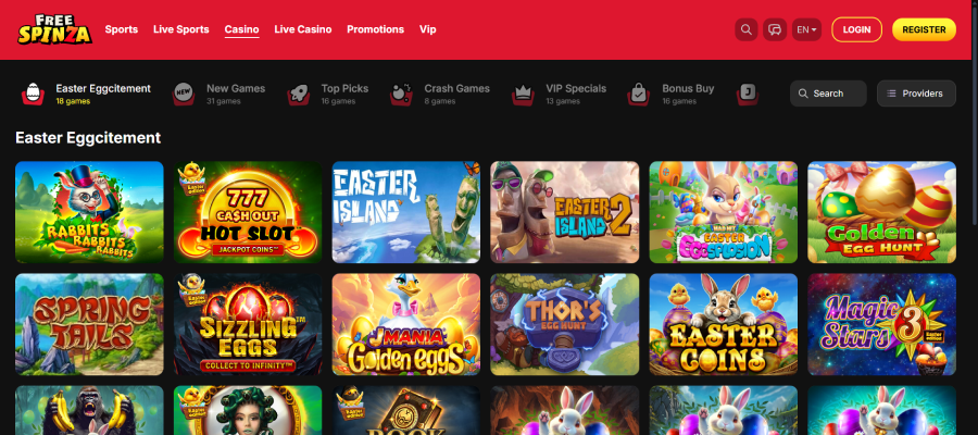 In het FreeSpinza spelaanbod is flink gesneden